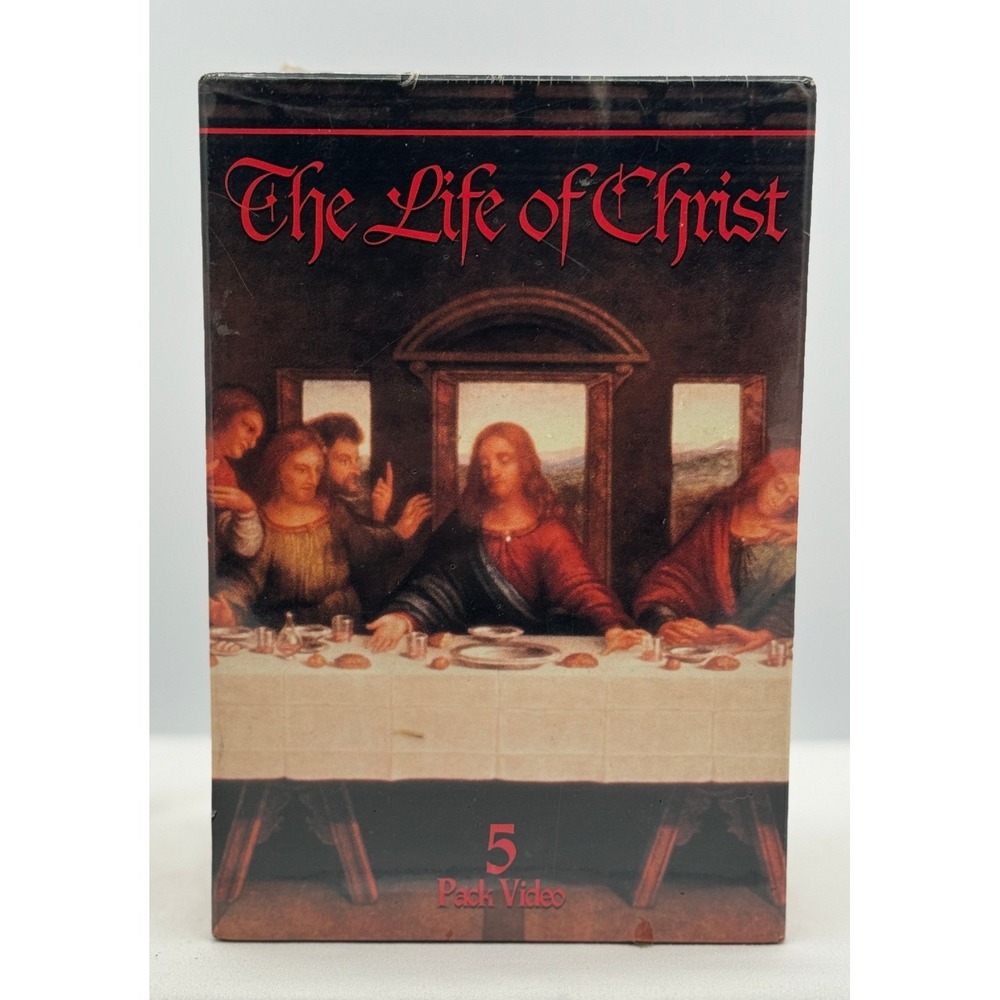 The Life of Christ 5 Pack VHS Box Set Madacy Entertainment 1997 New Sealed